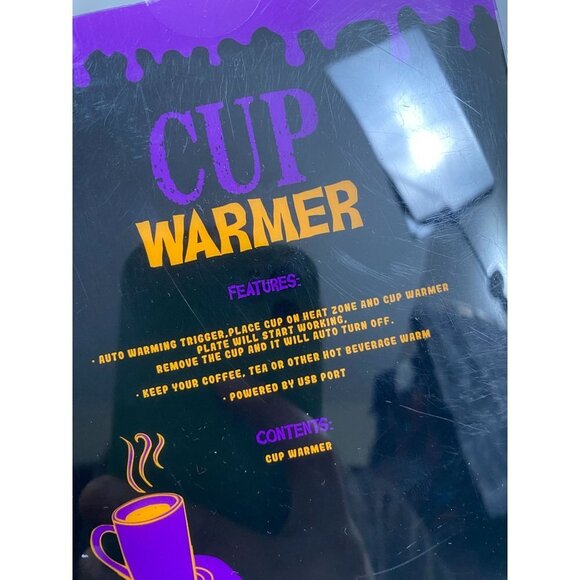 NEW Vivitar Accessories Cup Warmer Halloween Pumpkin Jack o lantern Orange - Picture 3 of 8